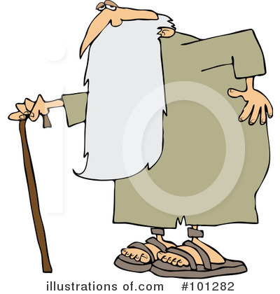 Royalty-Free (RF) Father Time Clipart Illustration by djart - Stock Sample #101282