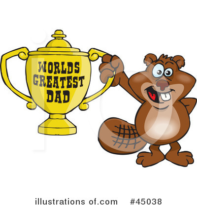 Royalty-Free (RF) Fathers Day Clipart Illustration by Dennis Holmes Designs - Stock Sample #45038