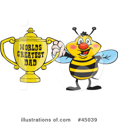 Bees Clipart #45039 by Dennis Holmes Designs