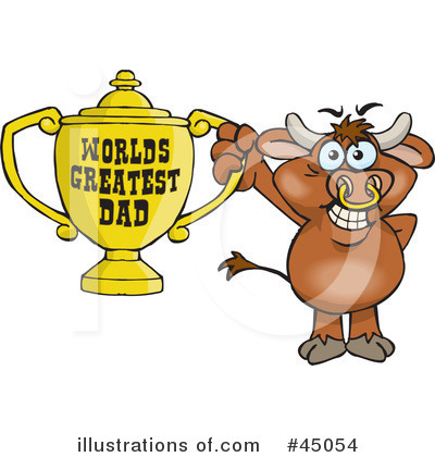 Royalty-Free (RF) Fathers Day Clipart Illustration by Dennis Holmes Designs - Stock Sample #45054