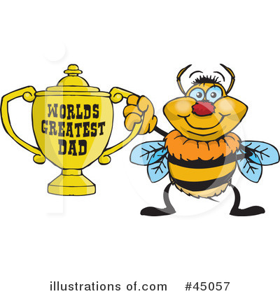 Bees Clipart #45057 by Dennis Holmes Designs