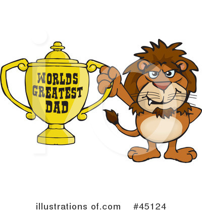 Royalty-Free (RF) Fathers Day Clipart Illustration by Dennis Holmes Designs - Stock Sample #45124
