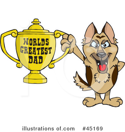 Royalty-Free (RF) Fathers Day Clipart Illustration by Dennis Holmes Designs - Stock Sample #45169
