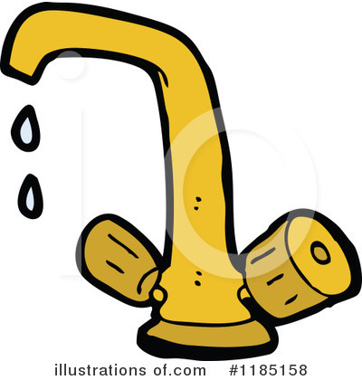 Royalty-Free (RF) Faucet Clipart Illustration by lineartestpilot - Stock Sample #1185158