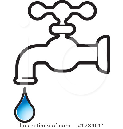 Faucet Clipart #1239011 by Lal Perera
