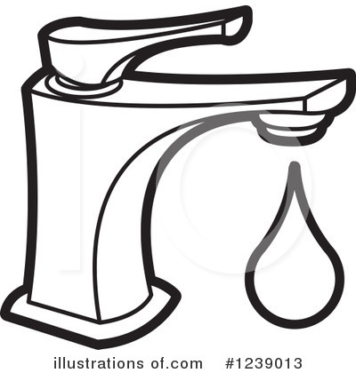 Faucet Clipart #1239013 by Lal Perera