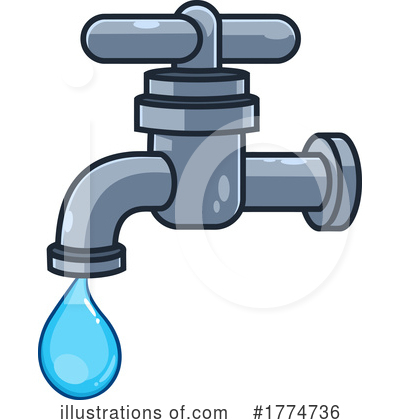 Water Drop Clipart #1774736 by Hit Toon
