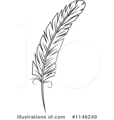 Feather Quill Clipart #1146249 by Vector Tradition SM