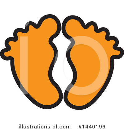 Royalty-Free (RF) Feet Clipart Illustration by ColorMagic - Stock Sample #1440196