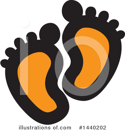 Royalty-Free (RF) Feet Clipart Illustration by ColorMagic - Stock Sample #1440202