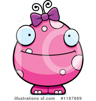 Royalty-Free (RF) Female Monster Clipart Illustration by Cory Thoman - Stock Sample #1187669