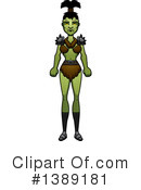 Female Orc Clipart #1389181 by Cory Thoman