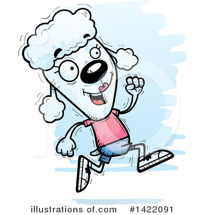 Female Poodle Clipart #1422091 by Cory Thoman