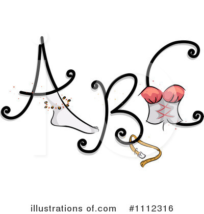Letters Clipart #1112316 by BNP Design Studio