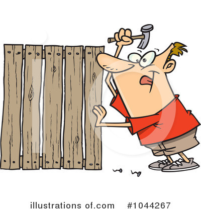 Fencing Clipart #1044267 by toonaday