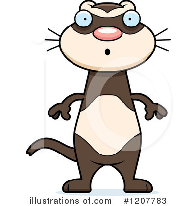 Ferret Clipart #1207783 by Cory Thoman