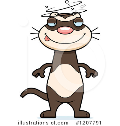 Ferret Clipart #1207791 by Cory Thoman