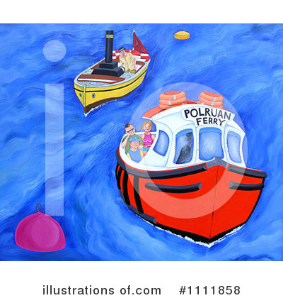 Royalty-Free (RF) Ferry Clipart Illustration by Prawny - Stock Sample #1111858