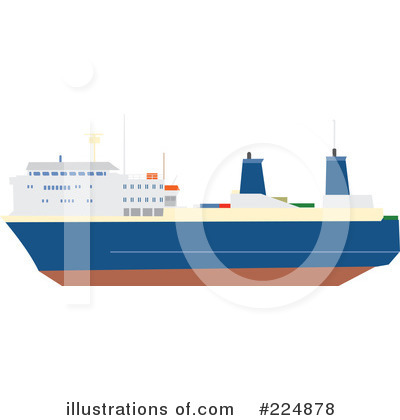 Royalty-Free (RF) Ferry Clipart Illustration by Prawny - Stock Sample #224878