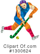 Field Hockey Clipart #1300624 by patrimonio