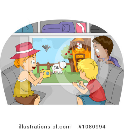 Royalty-Free (RF) Field Trip Clipart Illustration by BNP Design Studio - Stock Sample #1080994
