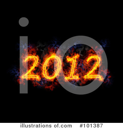 Royalty-Free (RF) Fiery Clipart Illustration by Michael Schmeling - Stock Sample #101387