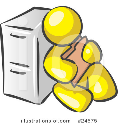 Filing Cabinet Clipart #24575 by Leo Blanchette