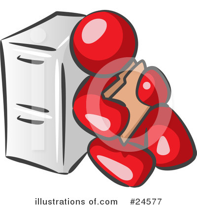 Filing Cabinet Clipart #24577 by Leo Blanchette