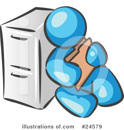 Filing Cabinet Clipart #24579 by Leo Blanchette
