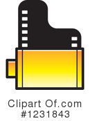Film Clipart #1231843 by Lal Perera