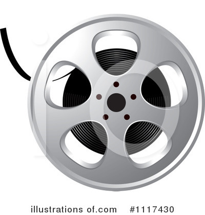 Royalty-Free (RF) Film Reel Clipart Illustration by Lal Perera - Stock Sample #1117430