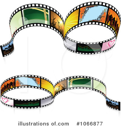 Royalty-Free (RF) Film Strip Clipart Illustration by dero - Stock Sample #1066877