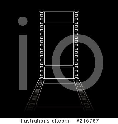 Royalty-Free (RF) Film Strip Clipart Illustration by michaeltravers - Stock Sample #216767