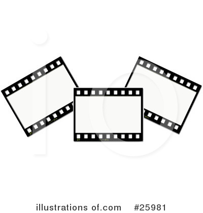 Royalty-Free (RF) Film Strip Clipart Illustration by KJ Pargeter - Stock Sample #25981