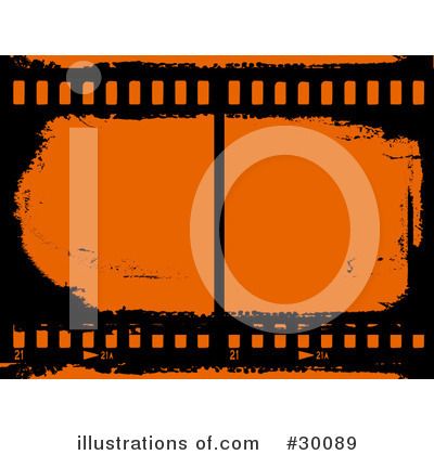 Royalty-Free (RF) Film Strip Clipart Illustration by KJ Pargeter - Stock Sample #30089