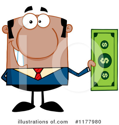 Banker Clipart #1177980 by Hit Toon