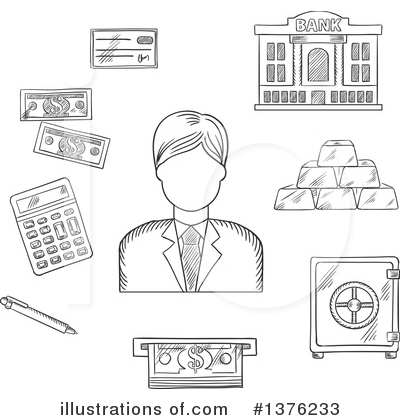 Atm Clipart #1376233 by Vector Tradition SM