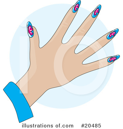 Fingernails Clipart #20485 by Maria Bell