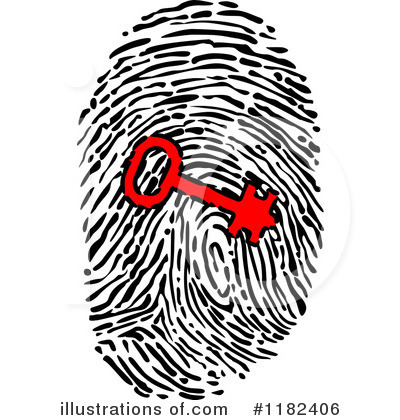 Royalty-Free (RF) Fingerprint Clipart Illustration by Vector Tradition SM - Stock Sample #1182406