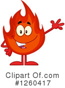 Fire Character Clipart #1260417 by Hit Toon