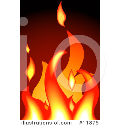 Fire Clipart #11875 by AtStockIllustration