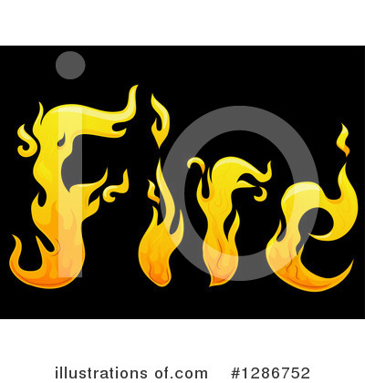 Flames Clipart #1286752 by BNP Design Studio