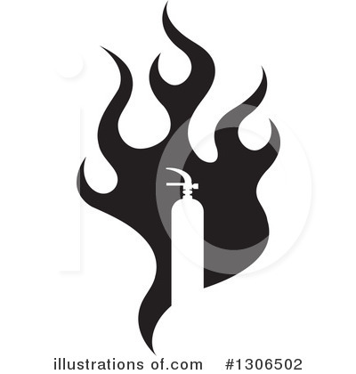 Fire Extinguisher Clipart #1306502 by Lal Perera