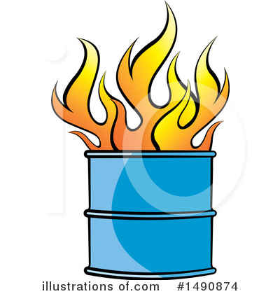 Flames Clipart #1490874 by Lal Perera