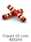 Fire Crackers Clipart #25249 by KJ Pargeter
