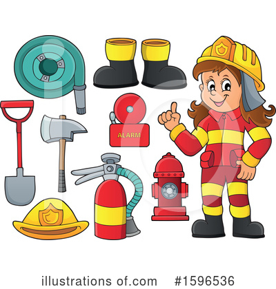 Royalty-Free (RF) Fire Department Clipart Illustration by visekart - Stock Sample #1596536