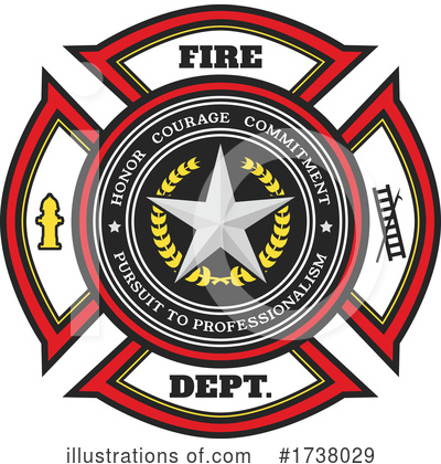 Royalty-Free (RF) Fire Department Clipart Illustration by Vector Tradition SM - Stock Sample #1738029