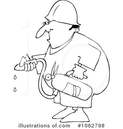 Royalty-Free (RF) Fire Extinguisher Clipart Illustration by djart - Stock Sample #1062798