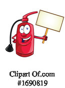Fire Extinguisher Clipart #1690819 by Domenico Condello