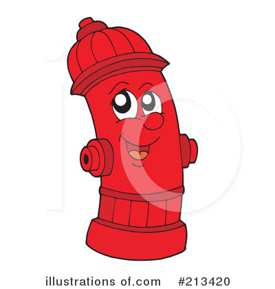 Royalty-Free (RF) Fire Hydrant Clipart Illustration by visekart - Stock Sample #213420